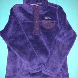 Girls Patagonia Snap Fleece